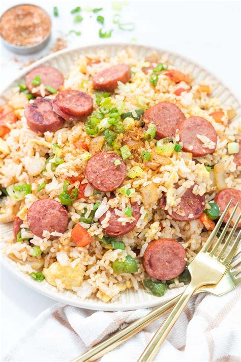 Kielbasa cajun fried rice – Artofit