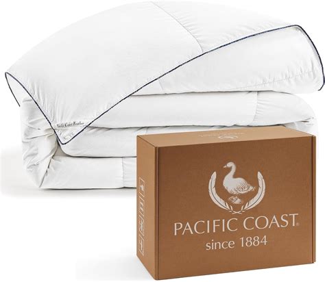 PACIFIC COAST Goose Feather Down Fiber Comforters King Size, Extra ...