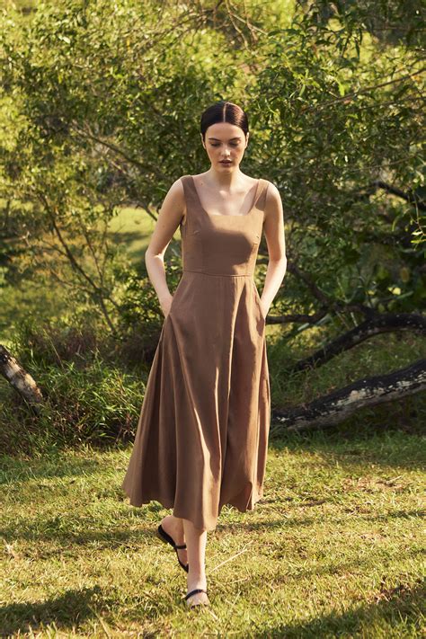 Square-Neck Maxi Dress - Our Second Nature