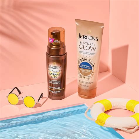 Jergens Glow natural reafirmante Tanner Tanner sin sol para tono de ...