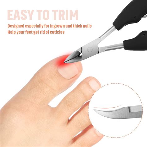 9-Piece Ingrown Toenail Tools Kit for Hard and Thick Nails - Nail ...