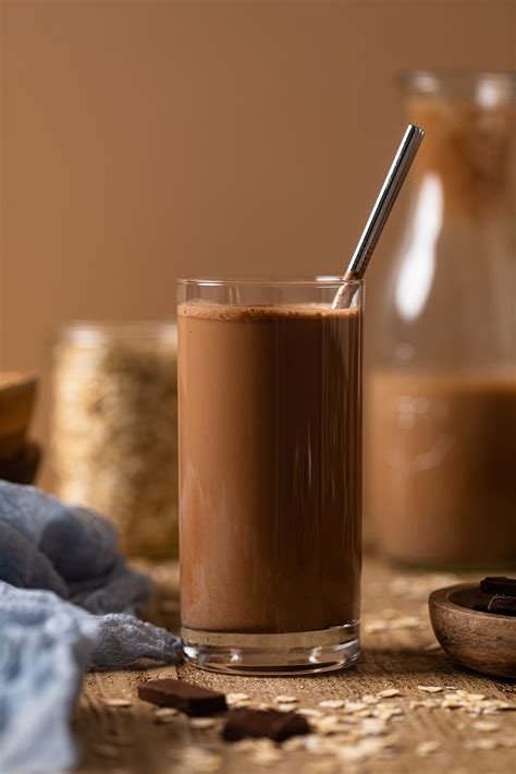 How To Make Chocolate Oat Milk (Non-slimy) - Orchids + Sweet Tea