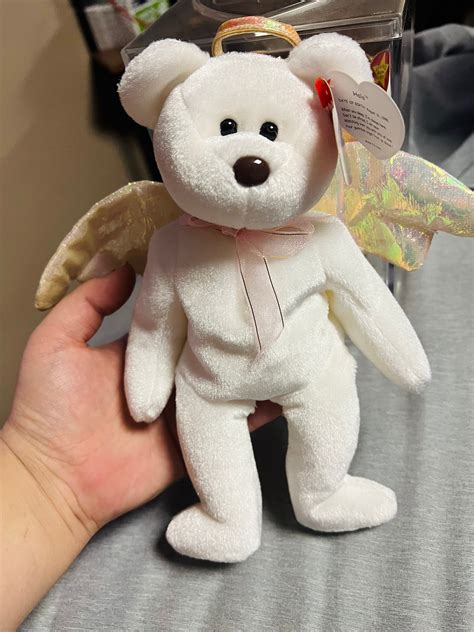 Rare Halo Beanie Baby W/brown Nose-multiple Tag Errors - Etsy