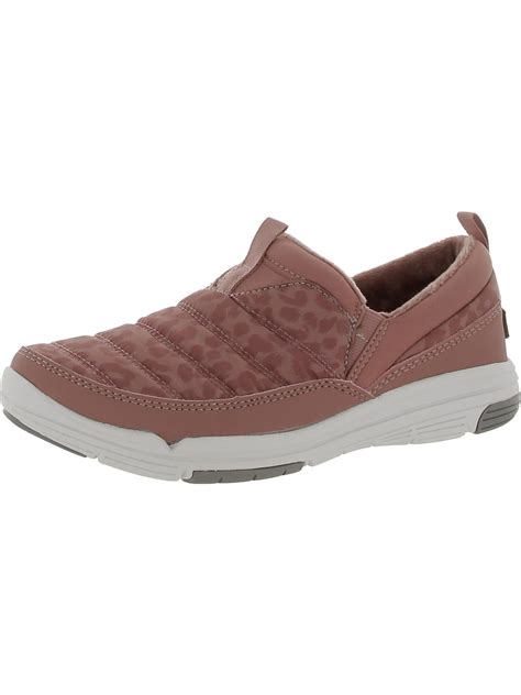 Ryka Womens ADEL Faux Fur Laceless Slip-On Sneakers - Walmart.com