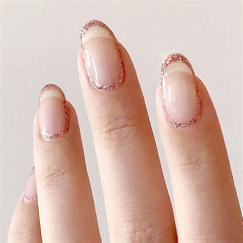 19 Sparkling Glitter French Tip Nail Ideas to Try ASAP