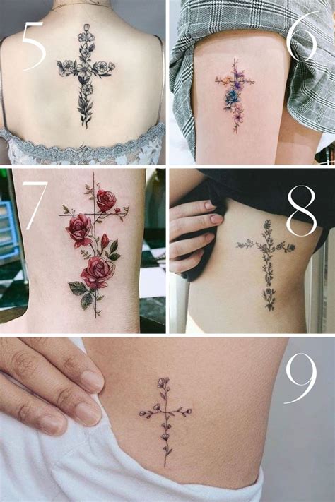 25 Amazing Cross Tattoos for Women - tattooglee | Cross tattoos for ...