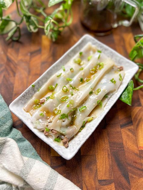 shrimp rice noodle rolls (cheung fun) - smelly lunchbox