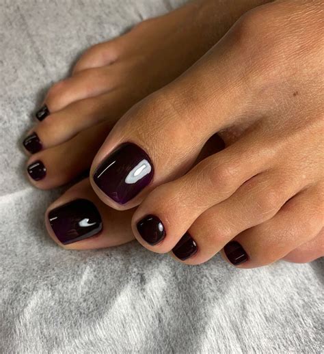 Pin on Uñas in 2024 | Toe nail color, Purple pedicure, Pretty toe nails
