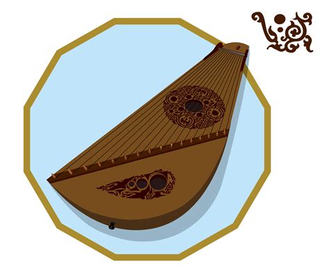 gusli es un antiguo instrumento ruso que pertenece a la categoría de ...