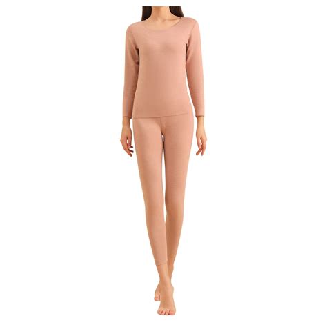 DuoJiaJ Women's Clothes Silk Thermal Underwear Men's Velvet Autumn ...