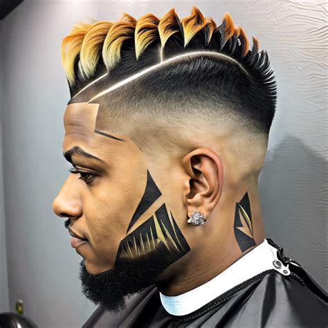 Burst Fade With Cross Design at Cheryl Franklin blog