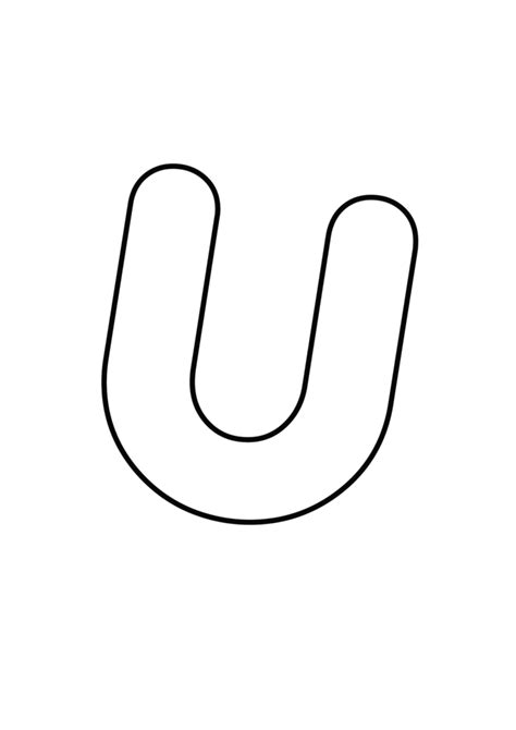 Download Printable Bubble Letter U - Bubble Letters