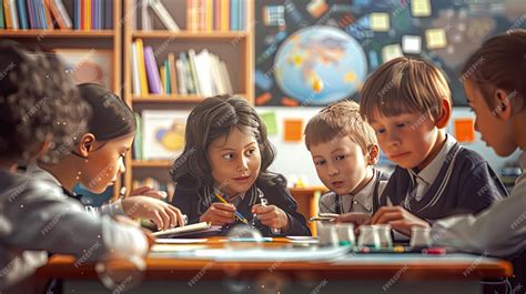 Crecimiento de los niños en edad escolar | Foto Premium