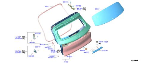 Infiniti QX60 SENSORY Liftgate Glass - 90300-6SA1C - Genuine Infiniti Part