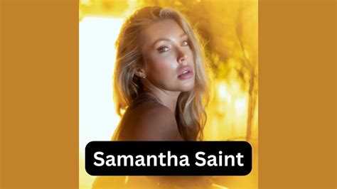 Samantha Saint Bio, Wiki, Husband, Age, Boyfriend, Biography