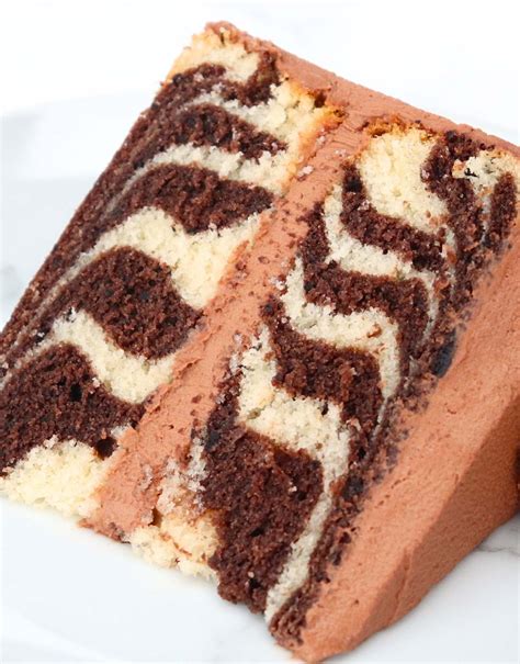 Vanilla And Chocolate Swirl Cake