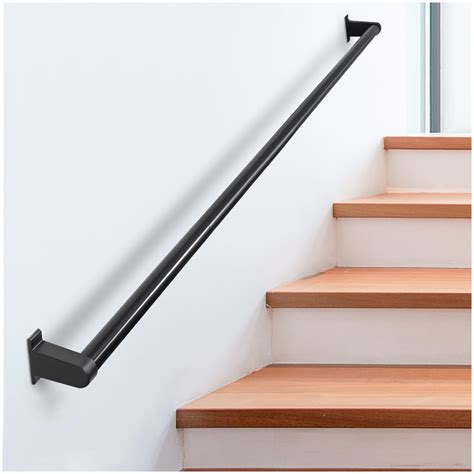 Buy SDNBHT Industrial Stair Railing Metal Hand Rails for Indoor Stairs ...