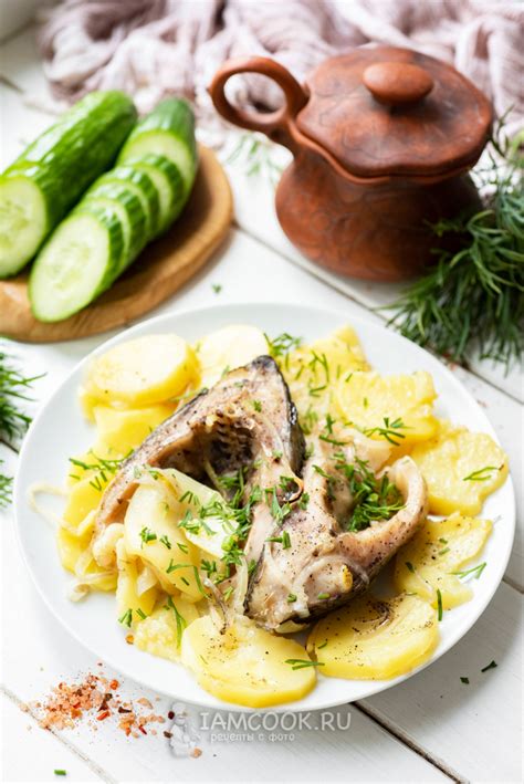 Карп с картошкой в духовке кусочками — рецепт с фото и видео