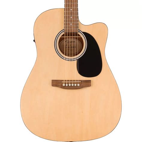 Fender FA-25CE Dreadnought Acoustic Guitar - Natural - Fender Family