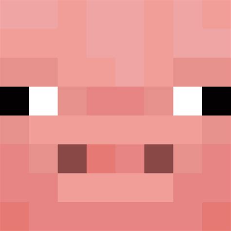 Pixilart - Minecraft pig face by Gummybearman06