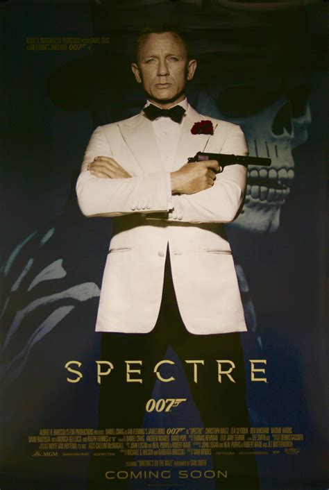 James Bond SPECTRE Movie Poster - Vintage Film Posters