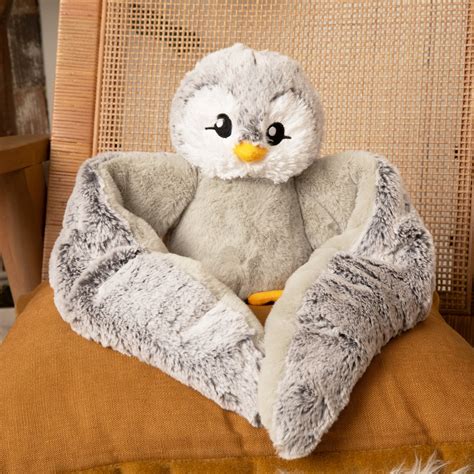 Warmable Weighted Penguin Stuffed Animal Hugarounds - Hugimals World