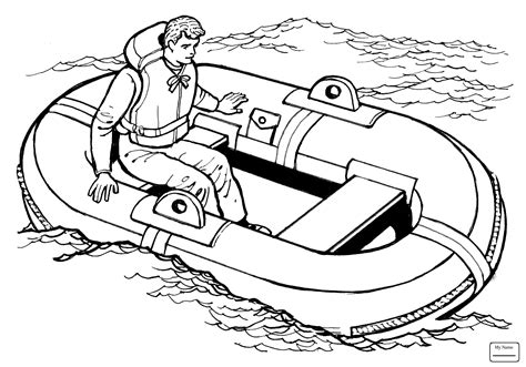 Motor Boat Coloring Pages at GetDrawings | Free download