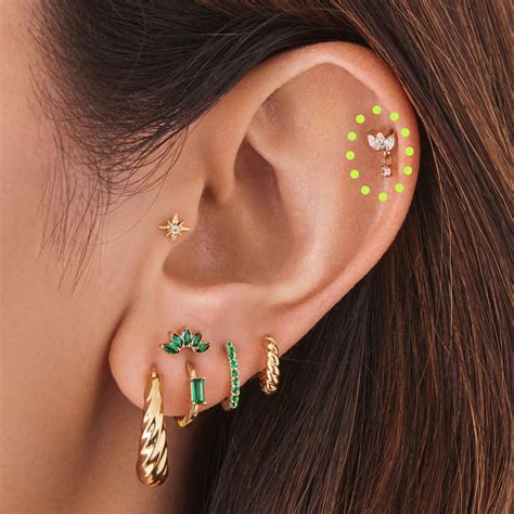 Ear Piercings Helix Stud Helix Earrings Jewelry For Helix Piercings