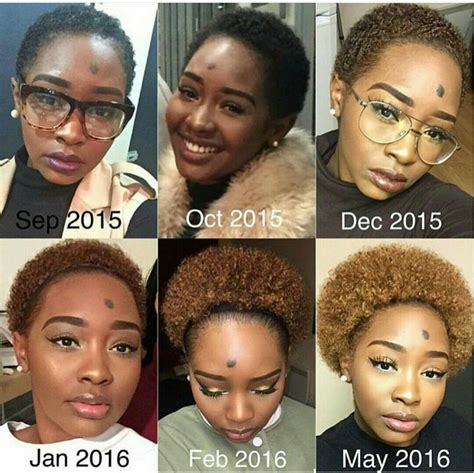8 months of natural hair growth | Hair growth stages, Natural hair ...