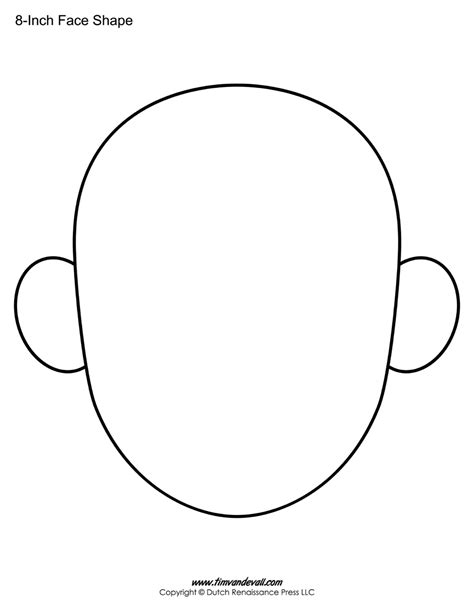 Blank Face Template Preschool – Ccalcalanorte.com