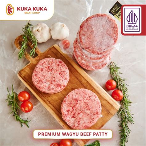 Jual PREMIUM Wagyu Beef Patty / Daging Burger 100gr - 5pcs | Shopee ...
