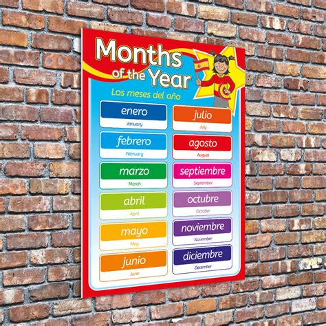 Months Of The Year In Spanish