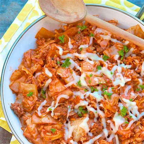 Unstuffed Cabbage Roll Skillet - Fountain Avenue Kitchen | Recipe ...