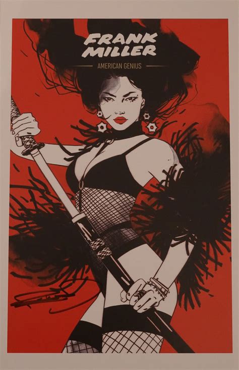 Frank Miller American Genius poster, in Wayne Mousseau's Frank Miller ...