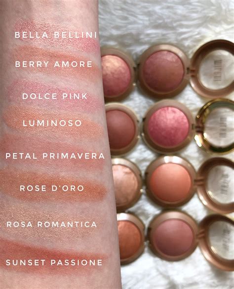Milani Baked Blush Luminoso Swatches