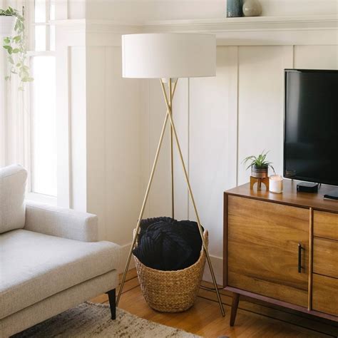 West Elm Mid-Century Tripod Floor Lamp - AptDeco