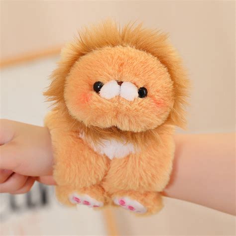 PATLOLLAV Plush Animal Toy Children's Bracelet,Slap Bracelet Stuffed ...