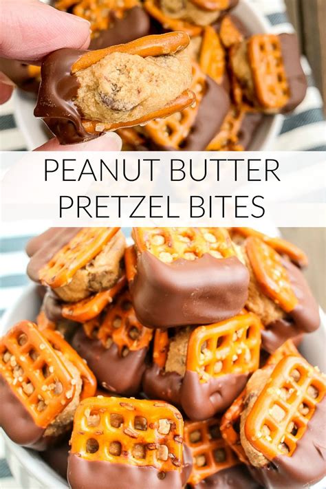 Peanut butter pretzel bites – Artofit