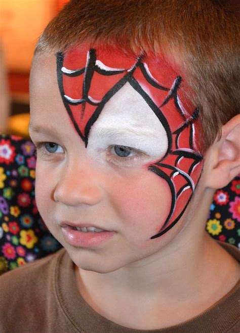 Easy Spiderman Face Paint : Spiderman Face Paint Simple | Boidapwasuay ...