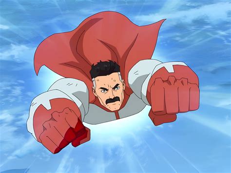 Invincible Show HD Wallpaper - Soaring Omni-Man