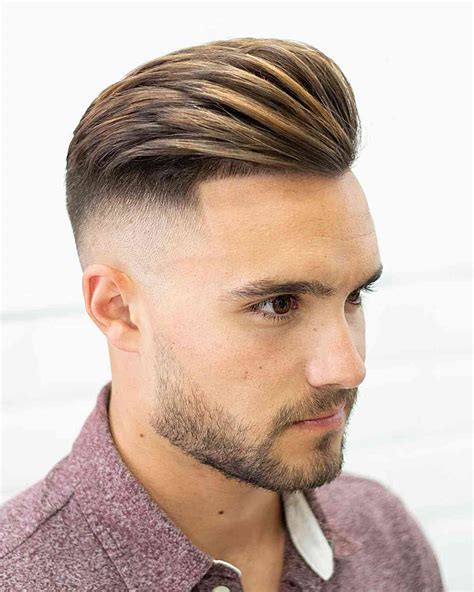 Disconnected Undercut Slicked Back Top Quiff Haircuts For Men: