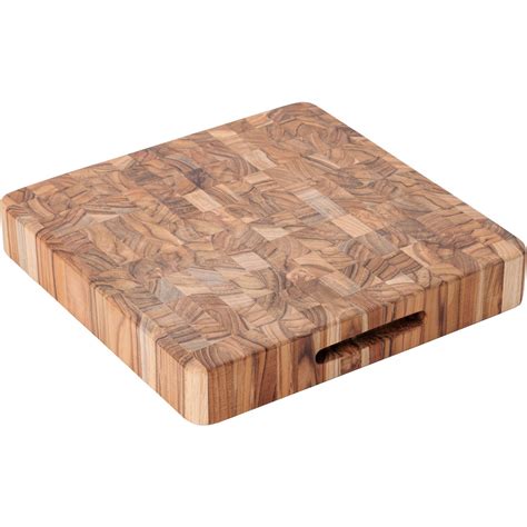 Teakhaus End-Grain Butcher Block Cutting Board - 12x12” - Save 30%