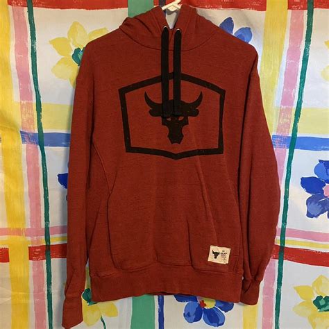 Under Armour Men's Red Hoodie | Depop