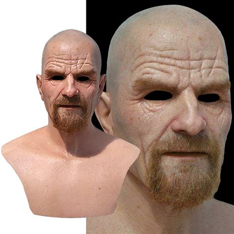 Breaking Bad Heisenberg Realistic Halloween Cosplay Mask Tv Series ...