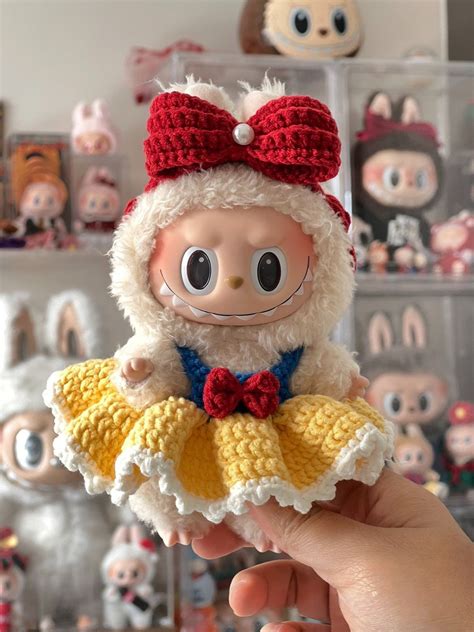 Stylish Handmade Snow White Clothing Set for Labubu Doll Dress outfit ...