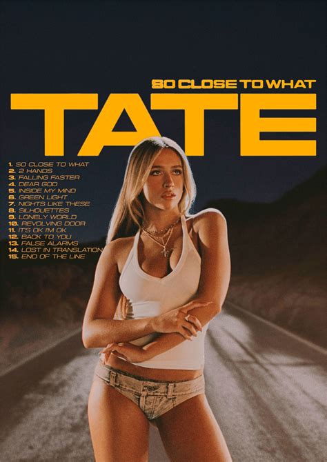 Tate Mcrae poster | Póster de música, Impresión de póster, Imprimir sobres