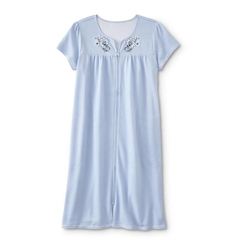 Basic Editions Women's Short-Sleeve Duster Robe