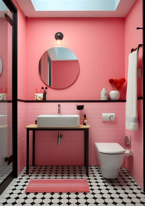 Pink Tile Bathroom Ideas: Romantic Charm with Modern Flair