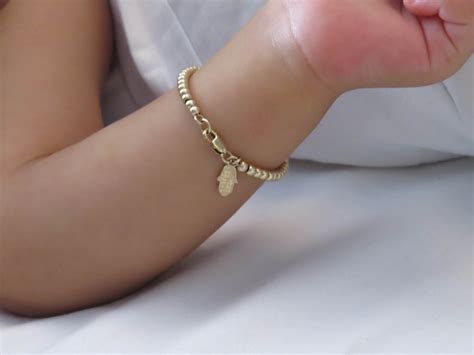 Infant Bracelet Baby Bracelet Child Bracelet Gold Bracelet