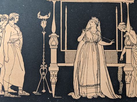 Penelope And The Suitors Painting